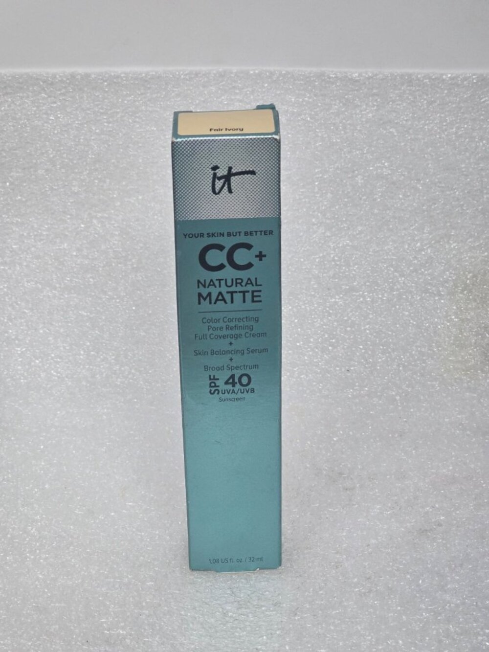 It Cosmetics Your Skin But Better CC+ Cream SPF40 Fair Ivory Matte Full Coverage